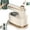 white, variant on Ailsion Steam Iron 2 in 1 Handheld Steamer & Iron - One-Touch Continuous Steam, 50mL Tank, 30s Heat Up, Foldable Portable for Travel with Anti-Scald Base