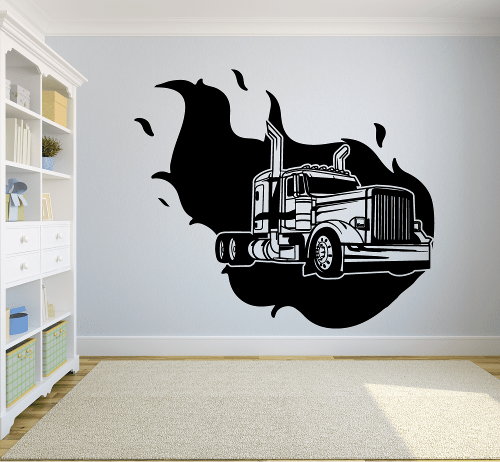 Wall sticker railway for children's rooms with funny animals