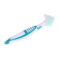 thumbnail image 2 of Double Side Denture Toothbrush Ergonomics Handle Plastic Multi Layered Bristles False Teeth Oral Care Brush for Home Use, 2 of 8