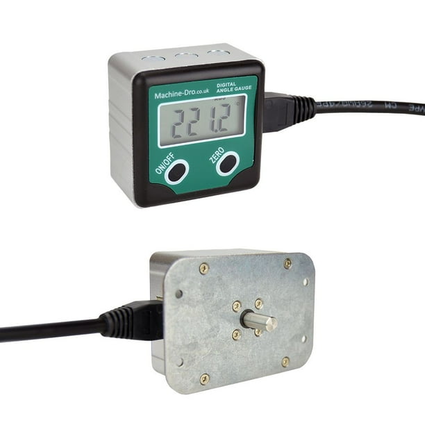 Rotary Angle Encoder and Remote Display, with a 6mm Diameter Shaft