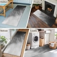 thumbnail image 5 of Runner Rug 2'x6', Black Grey Ombre Washable Non-Slip Hallway Runner Rugs, Coastal Beach Modern Abstract Art Bedside Rugs Floor Mats Carpet Runners for Kitchen Bathroom Laundry Room, 5 of 8