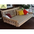 thumbnail image 2 of Traditional English Red Cedar Swing Bed, 2 of 10