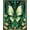 Green, Pattern 3, variant on ODIKA 4'x6' Machine Washable Non-Slip Area Rug, Elegant Dance Sage Green High Traffic Rug, Beige, 154325