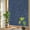 Blue, variant on Burnt Orange Window Privacy Film, Modern Solid Color Stained Glass Rainbow Film Decorative Window Clings, Static Cling Sun Blocking Stickers 17.7" x 39.3"