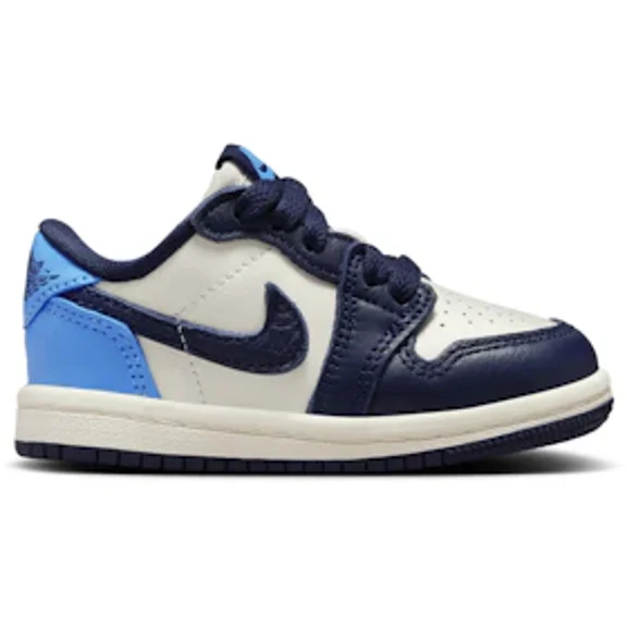 Jordan 1 Low OG Obsidian UNC (TD) (Obsidian/University Blue-Sail) - Size 10