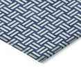 thumbnail image 4 of Addison Rugs Chantille Indoor/Outdoor Transitional Squares Navy Washable Rectangle Rug, 3' x 5', 4 of 6