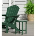 thumbnail image 3 of Costaelm Outdoor Paradise and Weather-Resistant Plastic Round End Table, Dark Green, 3 of 7