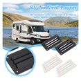 thumbnail image 5 of 1 Pair RV Air Vent Louver Professional Bathroom Office Ventilation Outlet Grille Louver For Boat Yacht Accessories Exhaust Fan ,Versatile, 5 of 7