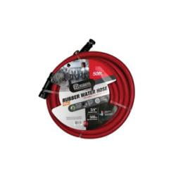 5/8" X 50' X150PSI Red Water Hose W/ Fit