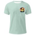 thumbnail image 4 of Cmfcve Graphic T-Shirt for Men Short Sleeve Round Neck Sports T-shirt Versatile Breathable Outdoor Shirt, 4 of 5