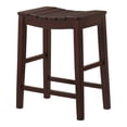 thumbnail image 2 of Tarala Solid Wood Counter Height Stools, Set of 2, Antique Red, 2 of 11