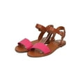 thumbnail image 5 of New Women Breckelles Kylee-13 Leatherette Two Tone Open Toe Ankle Strap Sandal, 5 of 5