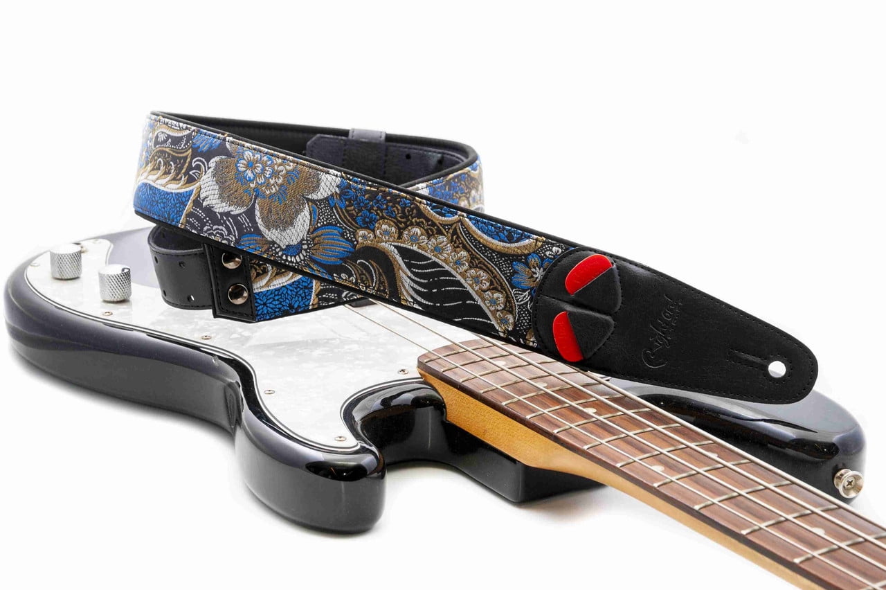 RightOn! Straps Mojo HOKKAIDO Guitar Strap BLACK