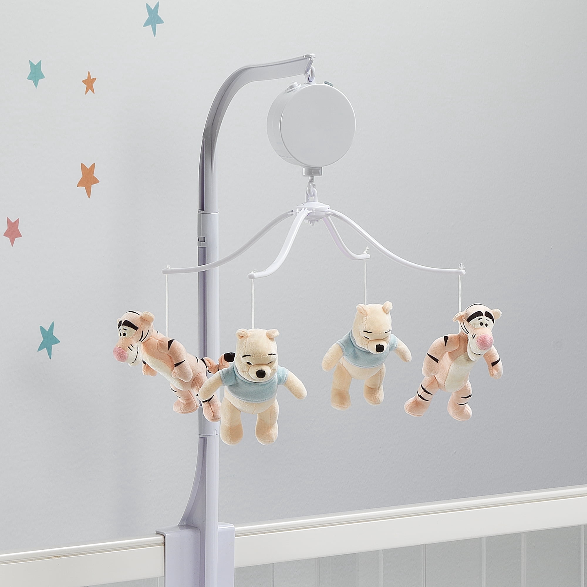 Lambs & Ivy Disney Baby Winnie the Pooh Hugs Musical Baby Crib Mobile Soother