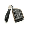 thumbnail image 2 of Vitodeco Genuine Leather Smart Key Fob Case with Leather Key Strap Compatible for Acura MDX, Acura RDX 2022 -2023 (4-Button, Black), 2 of 6