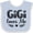 Blue and White, variant on Inktastic My Gigi Loves Me Girls Girls Baby Bib