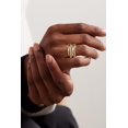 thumbnail image 2 of shiyou-Gold Stackable Rings for Women Non Tarnish u2013 18K Gold Plated Dainty Cubic Zirconia Rings, Silver and Gold Multi Ring Mixed Metals Stack Rings Set Size 6-10, 2 of 4