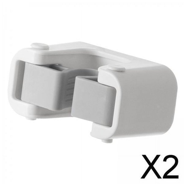 2x Soporte para Escoba Y Montado en La Pared, Colgador para , Soporte para Escoba, Soporte para Escoba Multiusos para Lavandería, Almacén, 2 piezas