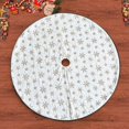 thumbnail image 3 of Falda para árbol de Navidad, falda para árbol de piel sintética de 90cm, decoraciones navideñas, adornos navideños de árbol de felpa gruesos para vacaciones, 3 of 5
