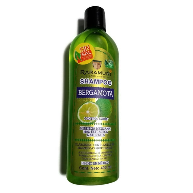 Shampoo de Bergamota Raramuri 400 ml. Bergamot Shampoo Hair Treatment ...