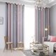 thumbnail image 4 of Cortina Gradiente Hueco Estrella Dormitorio Cortinas Opacas Completas Ventana Gris, 4 of 9