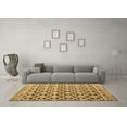 thumbnail image 3 of Ahgly Company Indoor Square Abstract Brown Modern Area Rugs, 8' Square, 3 of 4