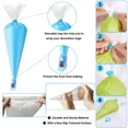 thumbnail image 5 of Piping Bags And Tips Set - 100 12Inch Disposable Pastry Piping Bags For Cookies, 5 of 6