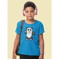 thumbnail image 2 of Pixeled Panda T-Shirt Juniors -Image by Shutterstock,  x-Large, 2 of 4
