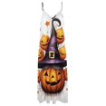 thumbnail image 4 of Halloween Ghosts Horror Pumpkin Fine Art Sleeveless Dress Summer Dress Woman 2025, 4 of 7