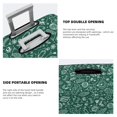 thumbnail image 5 of Kdxio Green Christmas Pattern Luggage Cover for Travel,Elastic and Durable,Fits 18-32 Inch,-No luggage included, 5 of 8