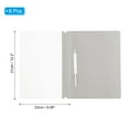 thumbnail image 2 of Unique Bargains Report Covers, 6 Pcs Plastic Clear Front File Sheet Document Presentation Binder Folder Protector, Grey, 2 of 4