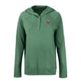 thumbnail image 2 of Women's Cutter & Buck Green Fort Wayne TinCaps Coastline Epic Comfort Eco Recycled Long Sleeve Hoodie T-Shirt, 2 of 3