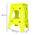 thumbnail image 2 of Banco plegable Amarillo Fosforescente, 2 of 3
