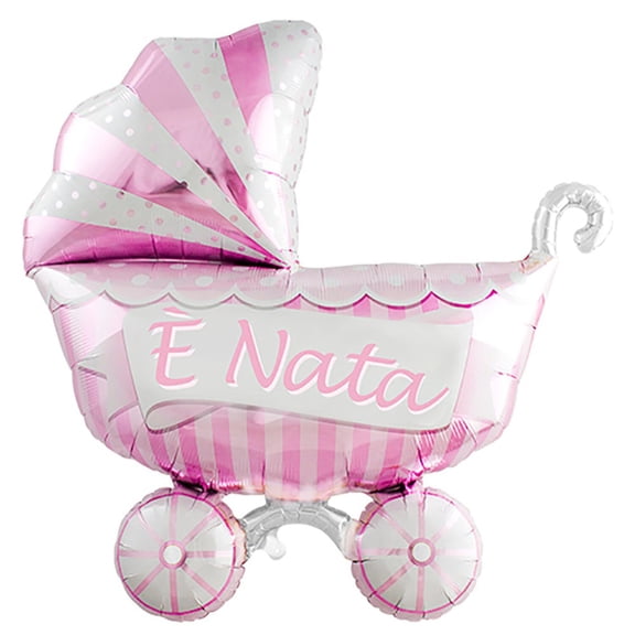 40 inch Es Nata Buggy Foil Mylar Balloon - Party Supplies Decorations