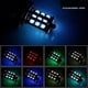 thumbnail image 5 of 2pcs 9006 H4 Hb4 H7 H8 H9 H11 Universal Car RGB Atmosphere Light 5050 LED Light Car Product Accessories with Remote Control, 5 of 5
