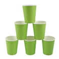 thumbnail image 2 of 40 Vasos de Papel (9 Oz) - Vajilla de Fiesta de Cumpleaños de Colores Lisos Lisos Catering (Verde), 2 of 5