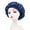 Navy Blue, variant on Silk Bonnet for Sleeping,Hair Wrap Satin Bonnets Shower Cap for Black Women Men, Elastic Wide Band Hair Bonnet Cap for Sleeping Curly Hair
