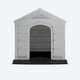 thumbnail image 3 of Casa Casita Hogar Refugio Interior Exterior Mascota Perro Ideal Raza Mediana Grande Plástica Resistente Confortable RIMAX, 3 of 7