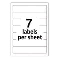 thumbnail image 4 of Printable 4" x 6" - Permanent File Folder Labels 0.69 x 3.44, White, 7/Sheet, 36 Sheets/Pack, 5201, 4 of 5