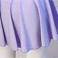 thumbnail image 6 of ‌LYMAYTER Girls Ballet Leotard Kids Long Sleeve with Attached Skirt Back Bow for Ballet Practice 3-11Y, 6 of 8