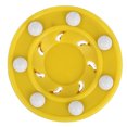 thumbnail image 3 of Milisten 1Ensemble Rondelles de Rue Hockey Jaune PP Noyau Antichoc pour Arénas, 3 of 7