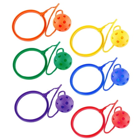 Skip Ball Ankle Toy 6pcs Jump Leg Ball Toy Rope Ankle Skip Ball Game For Kids Children Exercise