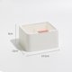 thumbnail image 1 of Almohadilla de algodón redonda, hisopo de algodón, bolita de algodón, hilo dental - Organización de accesorios de baño de plástico, cosméticos, blanco, 1 of 4