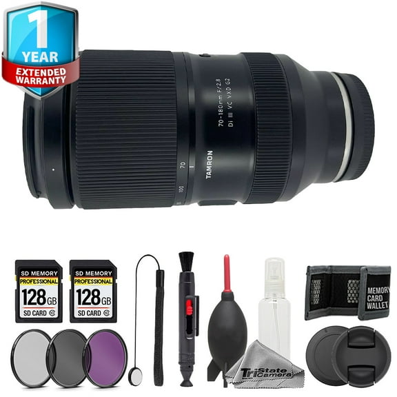 Tamron 70-180mm f/2.8 Di III VC VXD G2 Lens-11pc Memory Care Bundle 1Yr Warranty
