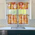thumbnail image 2 of Rustic Vintage Curtains 24 Inch - 3 Panel Wildflower Farmhouse Set with Bohemian Floral Design, Rod Pocket, 2 of 3