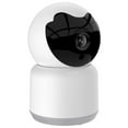thumbnail image 2 of Cámara de seguridad de 2 millones de 1080P de alta definición con control remoto Tuya, 360 grados de movimiento horizontal y vertical, wifi, monitoreo inalámbrico para interiores, audio bidireccional, 2 of 9