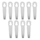 thumbnail image 1 of 10-Pack Replacement Metal Blades for FSA 45 Polycut 2-2 Lawn Mower, 1 of 5
