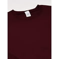thumbnail image 2 of Hanes Mens ComfortBlend EcoSmart Crew Sweatshirt - Best-Seller, 4XL, Maroon, 2 of 4