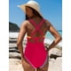thumbnail image 2 of Traje de baño popvil de una pieza para mujer con control de barriga, 2 of 5