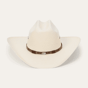 Stetson Men's Rodeo Natural Cattleman Straw Western Hat Natural 6 7/8